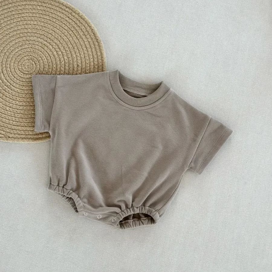 Baby Solid Color Comfort Loose Bodysuit