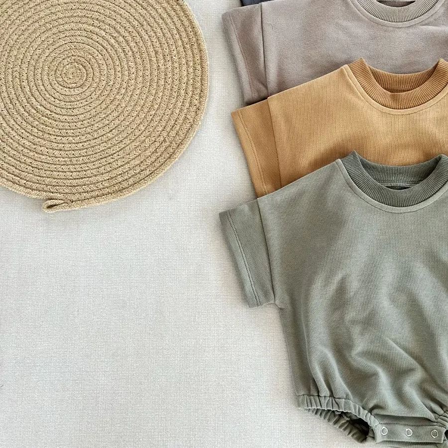 Baby Solid Color Comfort Loose Bodysuit