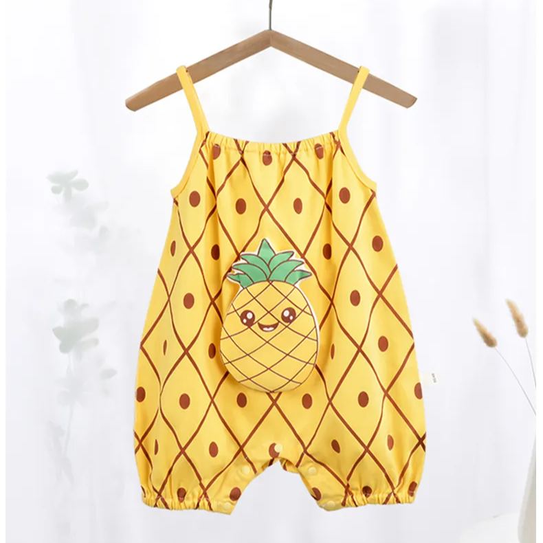 Baby Watermelon Pineapple Overalls