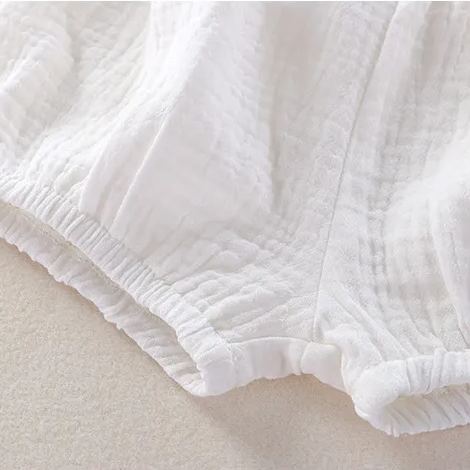 Toddler 2-Piece Solid Color Sleeveless Gauze Set