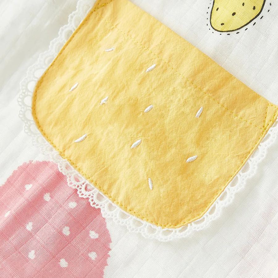 Baby Girl Strawberry Overalls