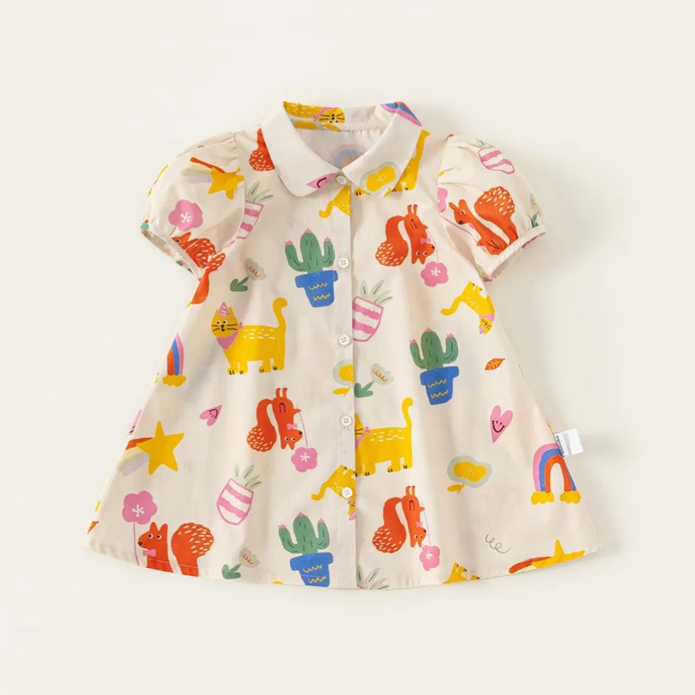 [Copy]Toddler Girl Sleeveless Floral Dress