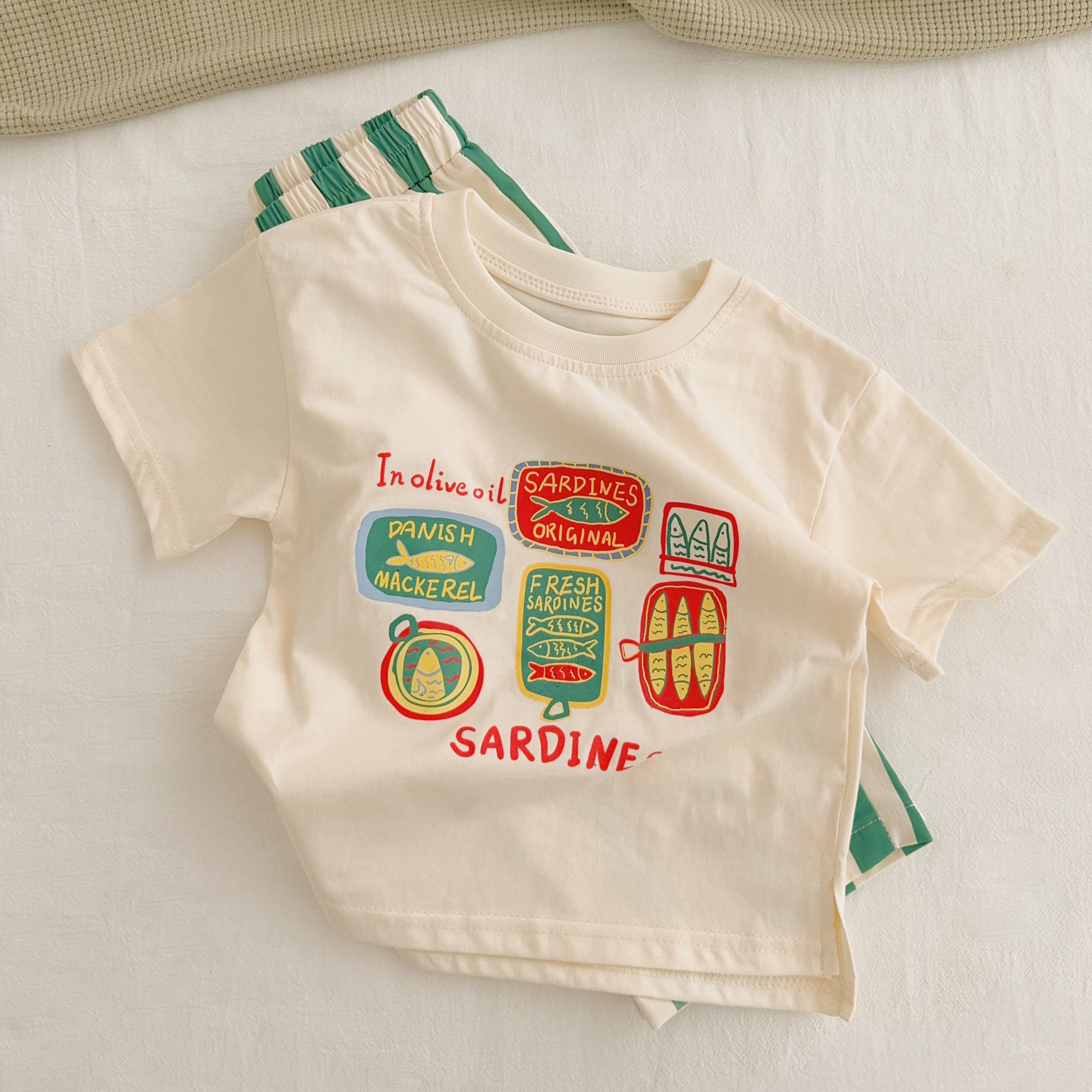 SARDINE Baby Toddler Green Casual Pants Set