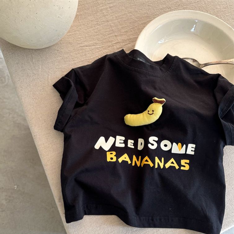 [Copy]BANANA Toddler Embroidery T-shirt