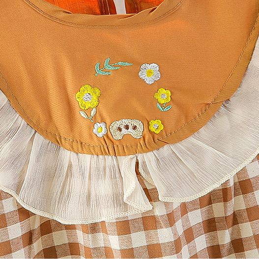 Baby Toddler Girl Yellow Plaid Dress