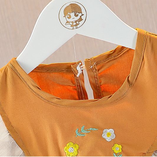 Baby Toddler Girl Yellow Plaid Dress