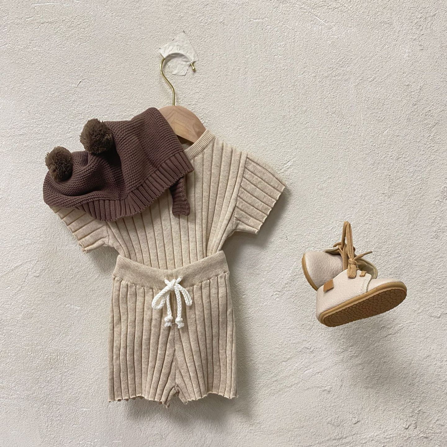Baby Girls Heart Hollow Sweater Bodysuit