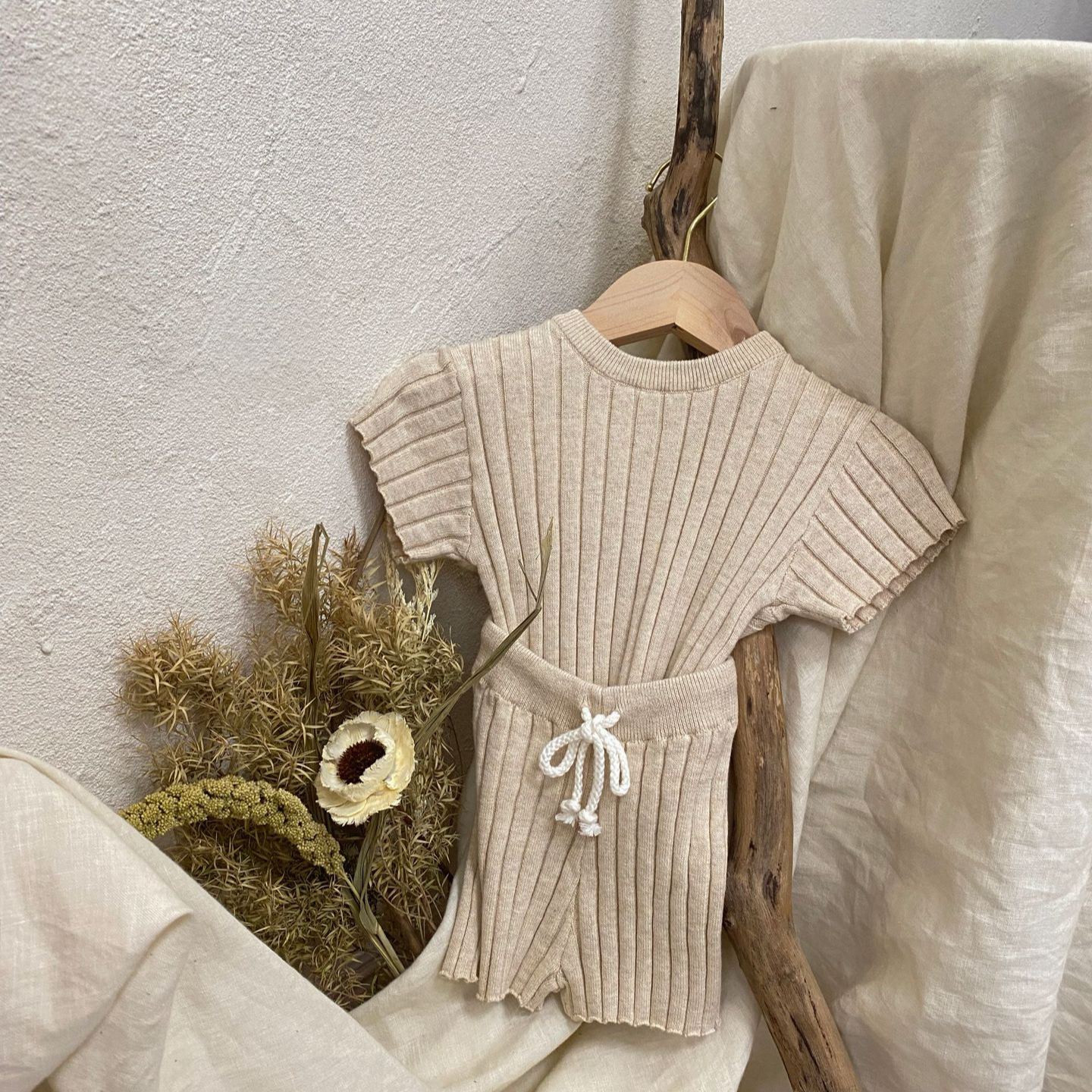 Baby Girls Heart Hollow Sweater Bodysuit