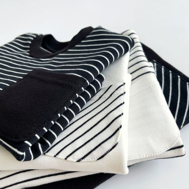 Toddler Striped Base Layer Simple T-Shirt