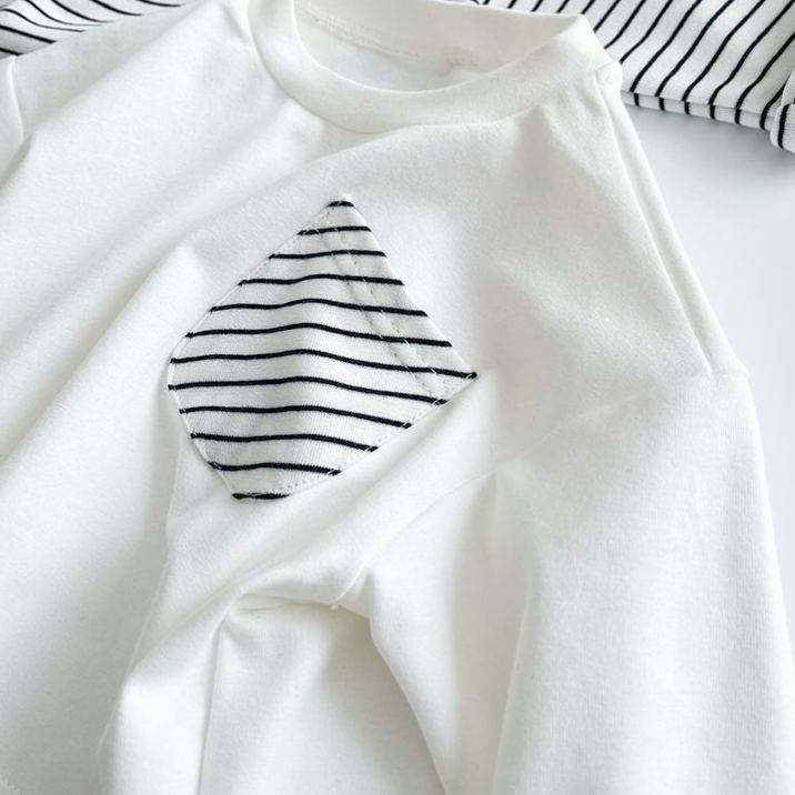 Toddler Striped Base Layer Simple T-Shirt