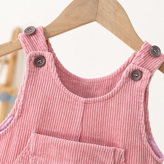 Baby Toddler Three Bear Embroidered Overalls