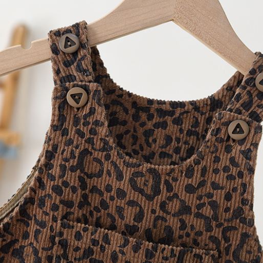 Baby Toddler Leopard Print Overalls
