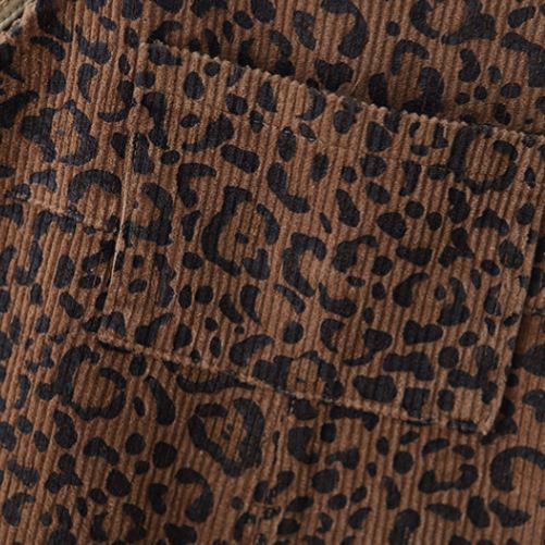 Baby Toddler Leopard Print Overalls