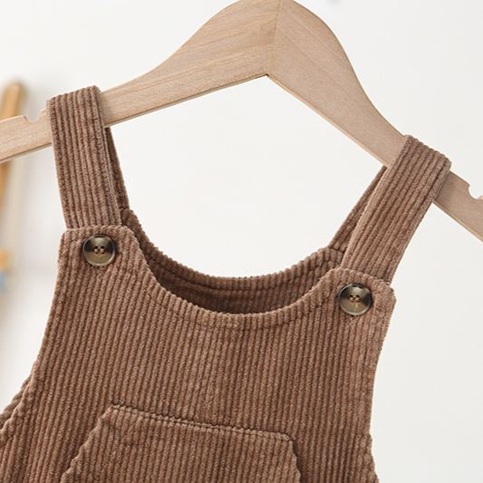 Baby Toddler Solic Color Overalls