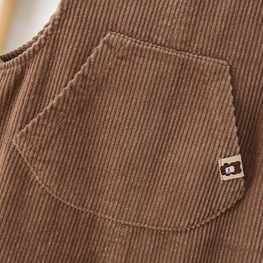 Baby Toddler Solic Color Overalls