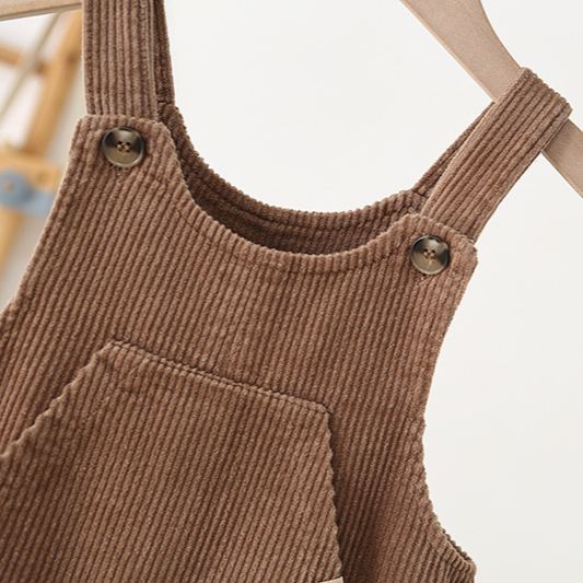 Baby Toddler Solic Color Overalls