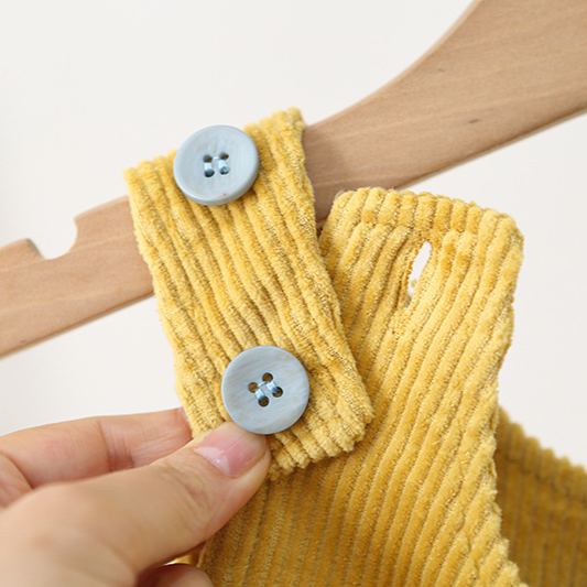 Baby Toddler Dog Embroidery Solid Color Romper