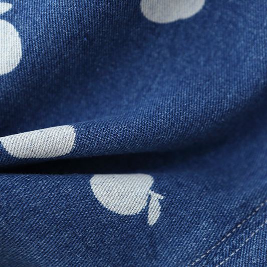 Baby Toddler Apple Denim Overalls