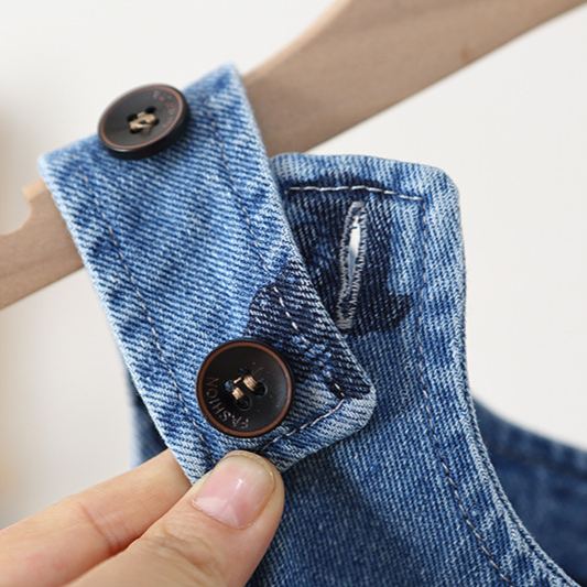 Baby Toddler Crocodile Denim Overalls