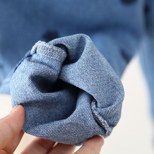 Baby Toddler Crocodile Denim Overalls