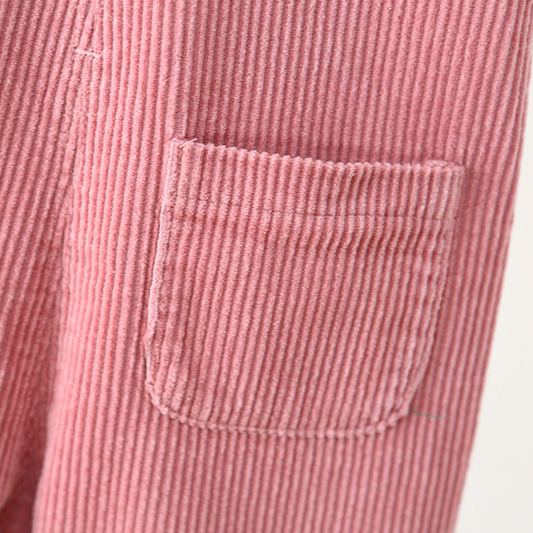 Baby Toddler Florals Embroidery Overalls