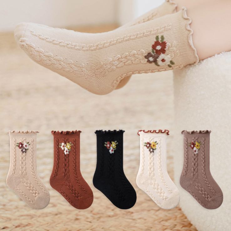 Kid Baby Floral Socks