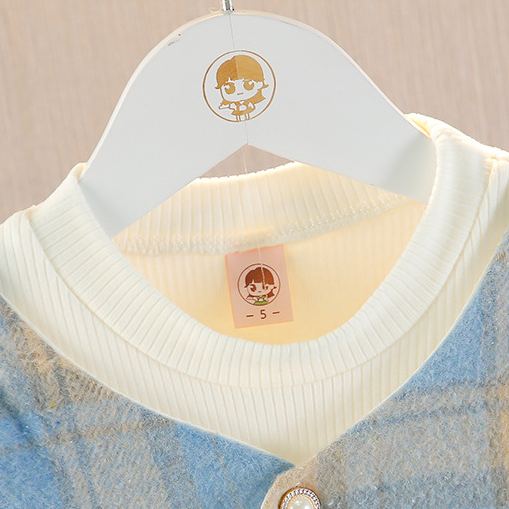 Baby Toddler Bow Plaid Dress