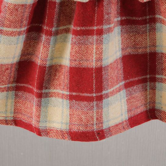 Baby Toddler Bow Plaid Dress