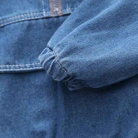 Toddler 2-Piece Zipper Denim Cool Set