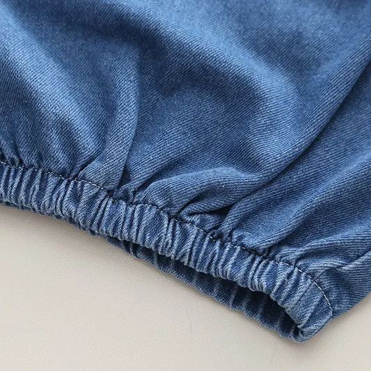 Toddler 2-Piece Zipper Denim Cool Set