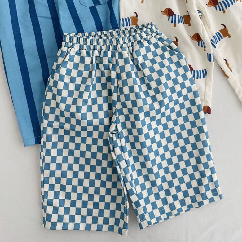 Baby & Kids Checkerboard Loose Casual Pants