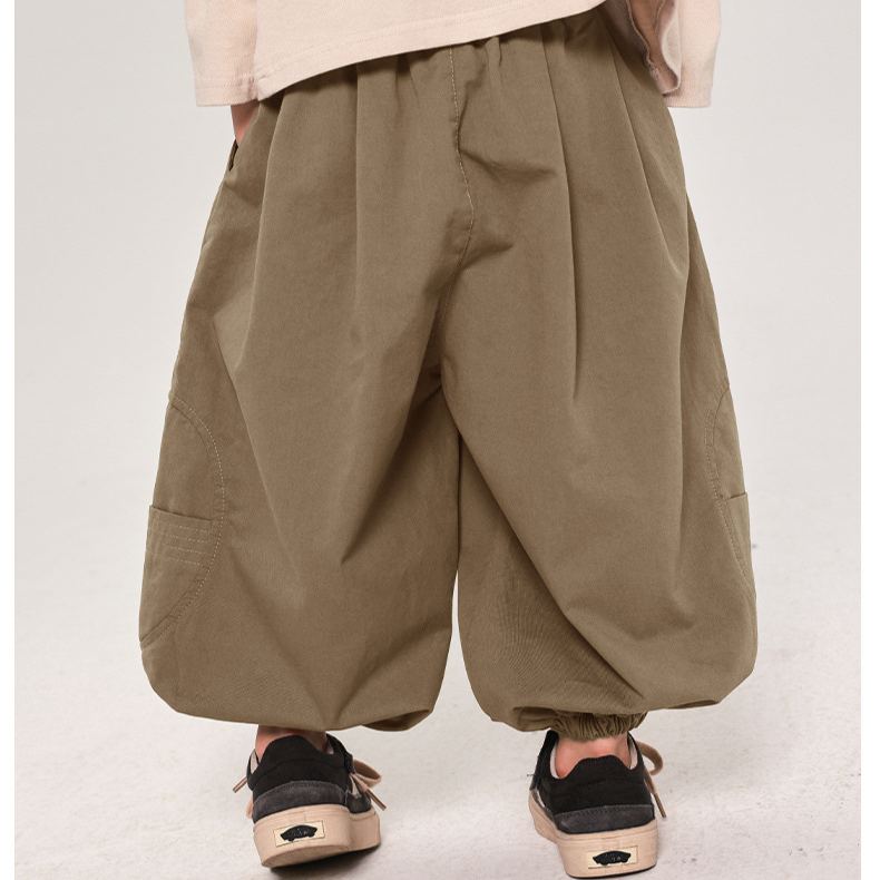 Toddler Plain Design Loose Jogger Pants