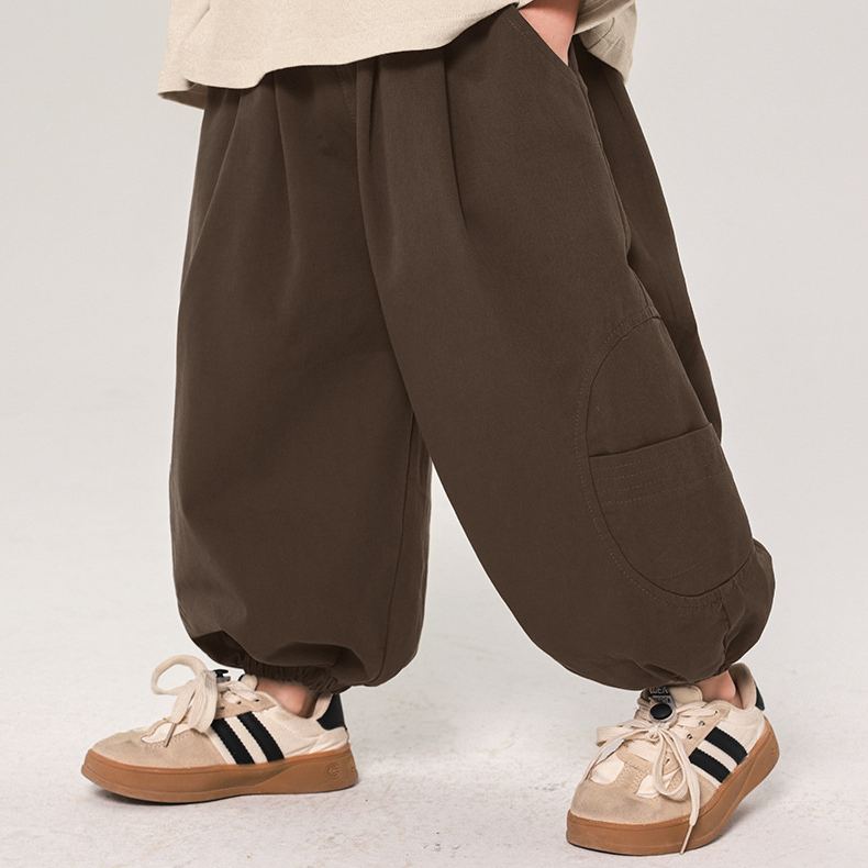 Toddler Plain Design Loose Jogger Pants