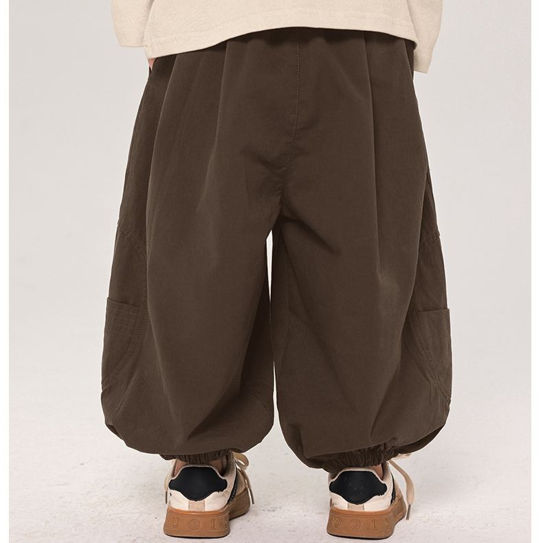 Toddler Plain Design Loose Jogger Pants