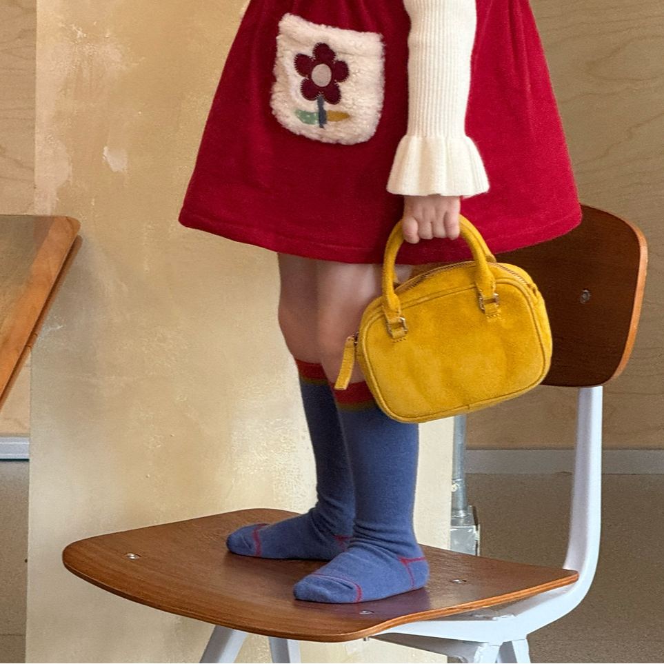 Baby Toddler Girls Flower Fleece Lined Sleeveless Dress