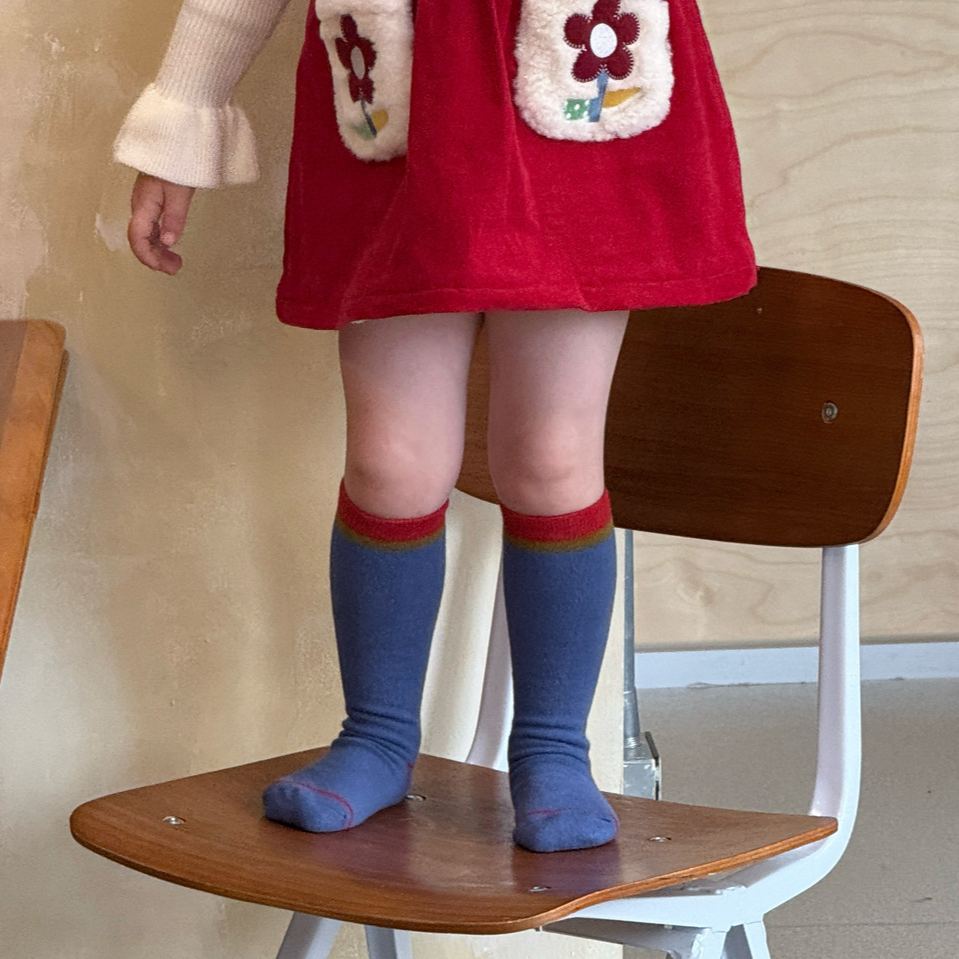 Baby Toddler Girls Flower Fleece Lined Sleeveless Dress