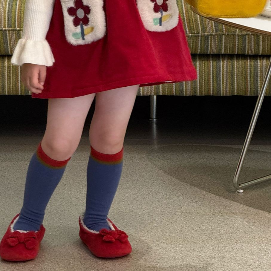 Baby Toddler Girls Flower Fleece Lined Sleeveless Dress