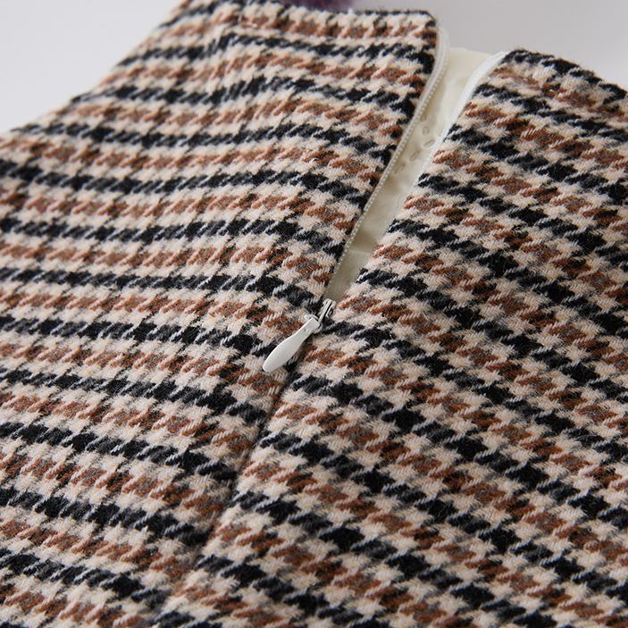 Baby Girl Plaid Heart Sleeveless Purple Dress & Black Top