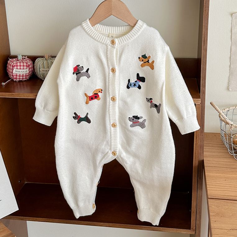Family Cartoon Knitted Sweaters