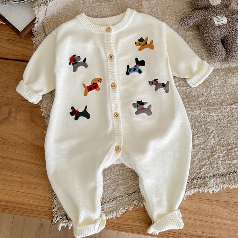 Family Cartoon Knitted Sweaters