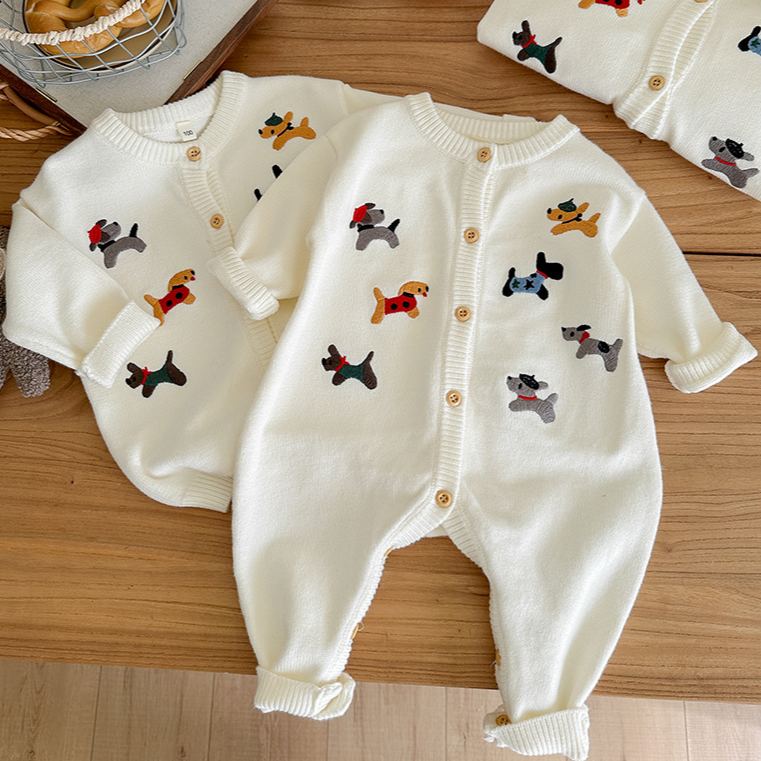 Family Cartoon Knitted Sweaters