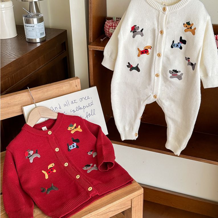 Family Cartoon Knitted Sweaters