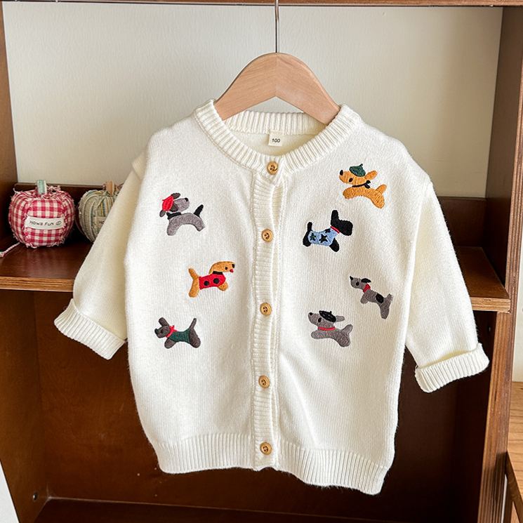 Family Cartoon Knitted Sweaters