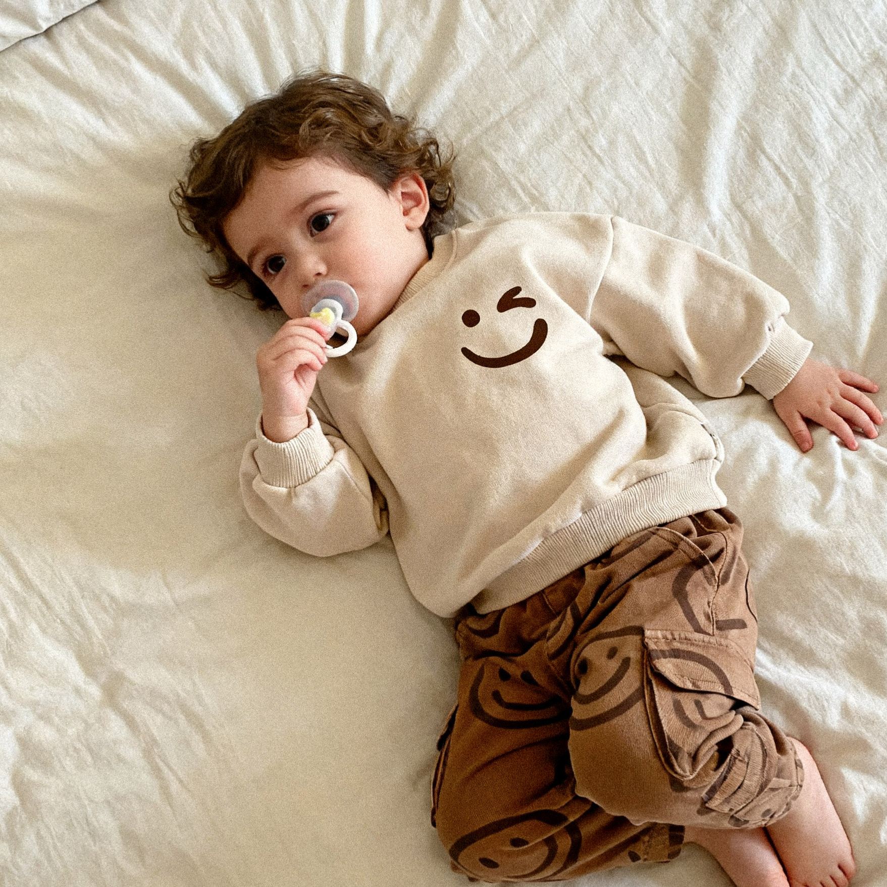 Baby & Kids Smiley Multiple Pockets Pants