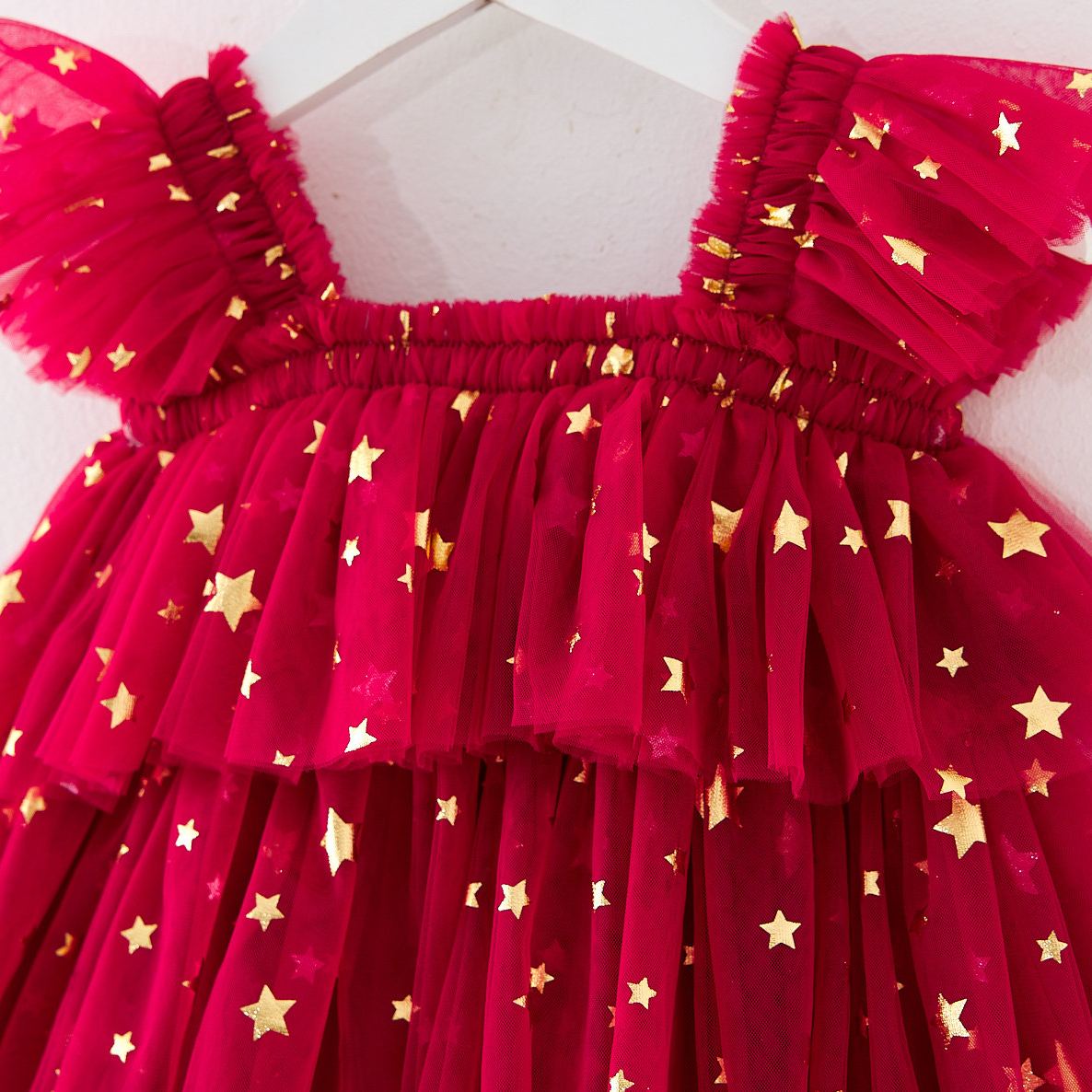 Baby Toddler Girl Bow Sequins Mesh Dress