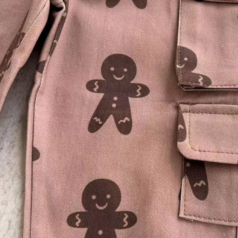 Baby & Kids Gingerbread Multiple Pockets Pants