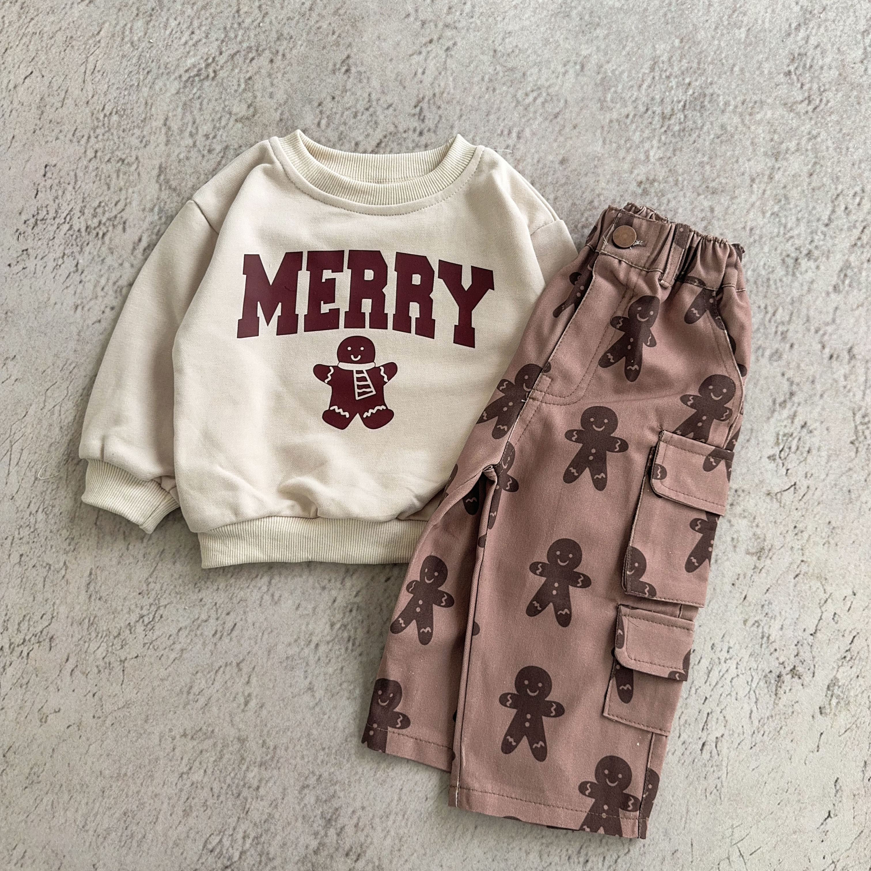 Baby & Kids Gingerbread Multiple Pockets Pants