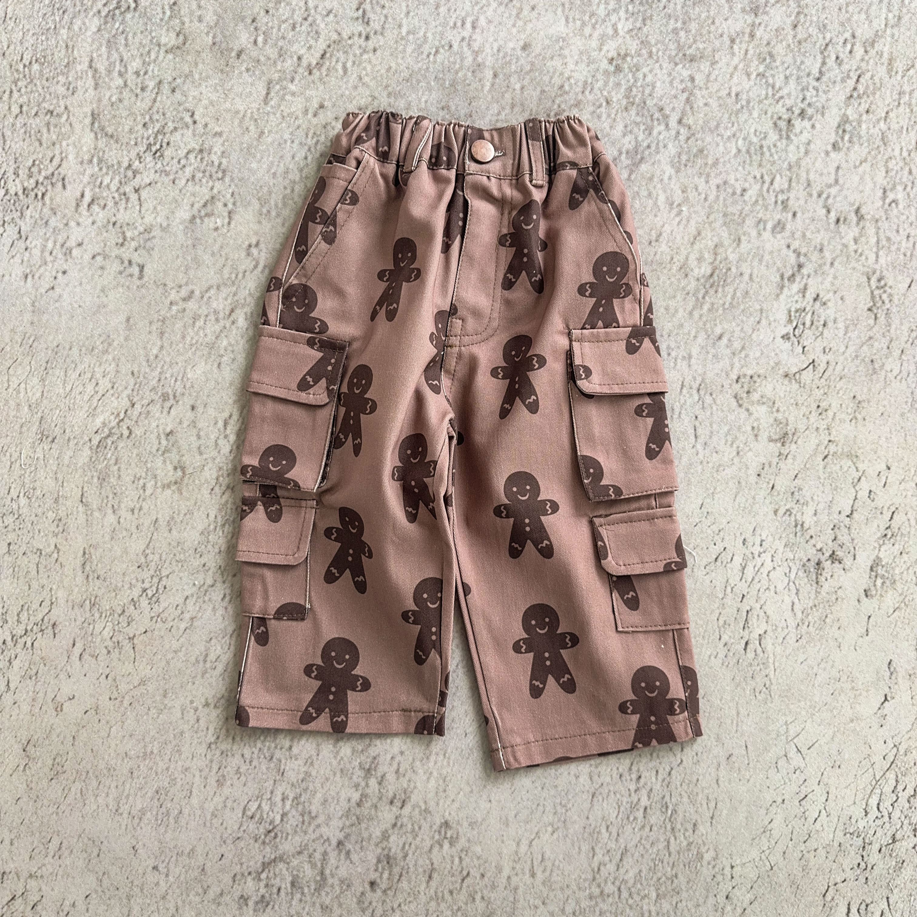 Baby & Kids Gingerbread Multiple Pockets Pants