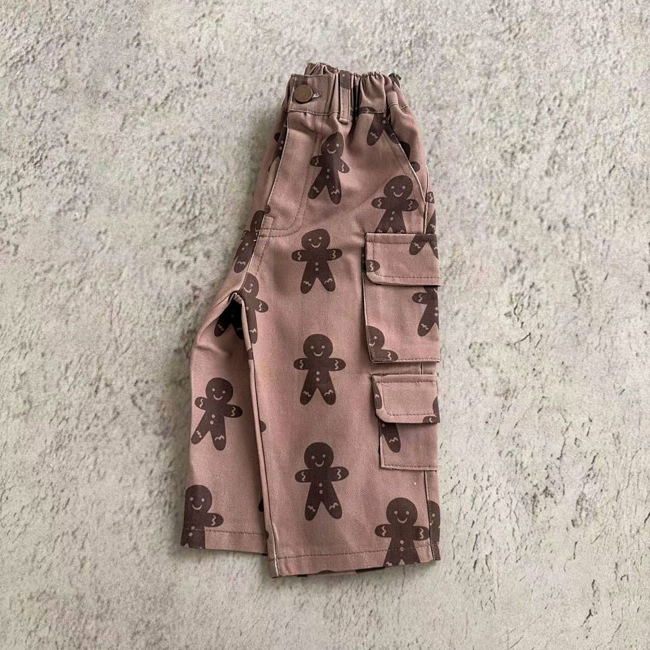 Baby & Kids Gingerbread Multiple Pockets Pants