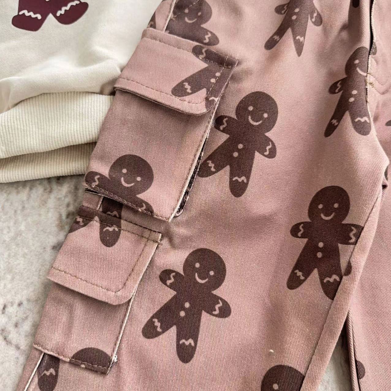 Baby & Kids Gingerbread Multiple Pockets Pants